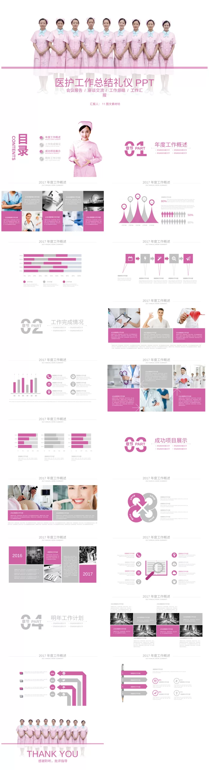 护士礼仪培训 模板08 预览图