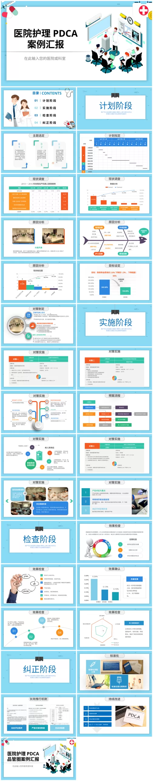 PDCA成果汇报PPT1 预览图