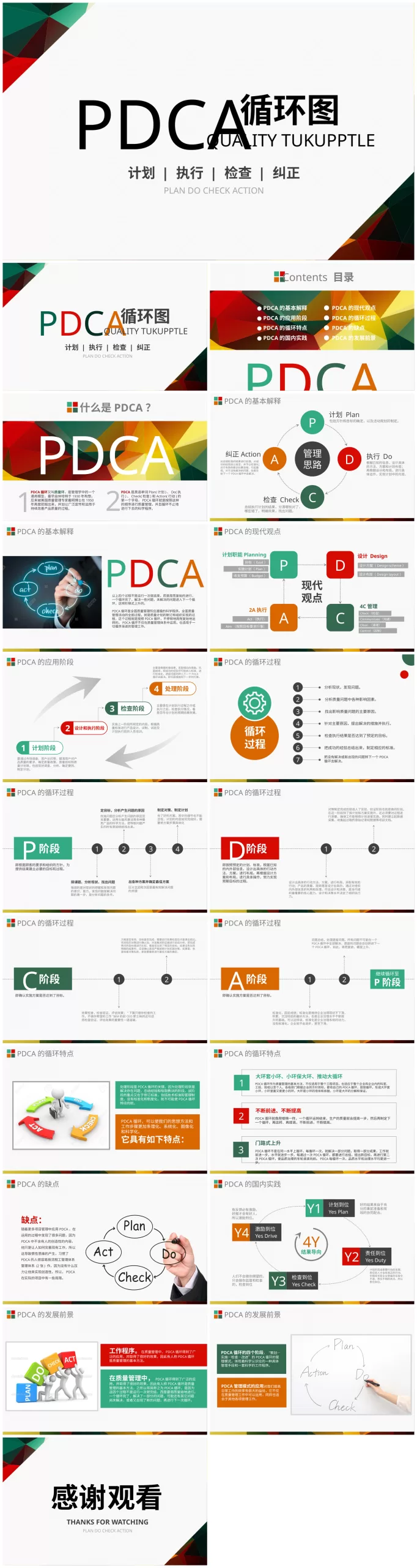 PDCA成果汇报PPT36 预览图