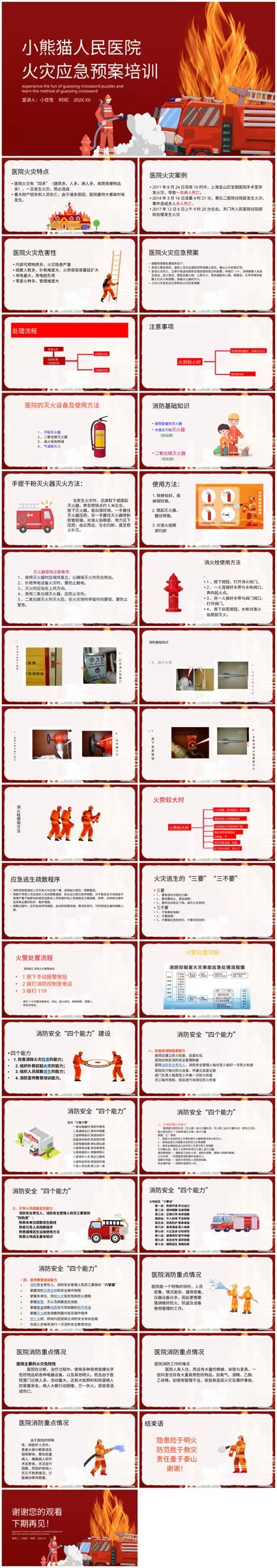 16医院消防安全培训PPT 预览图