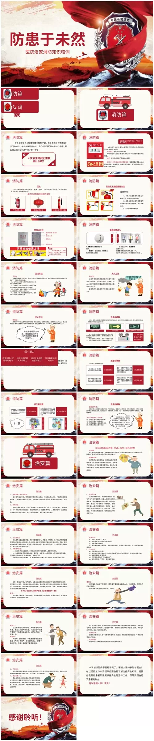 21医院消防安全培训PPT 预览图