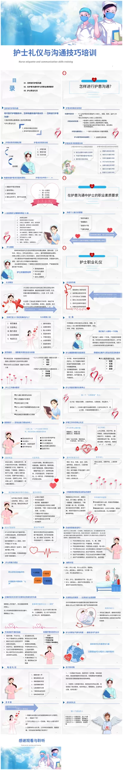 22护士礼仪培训PPT模板 预览图