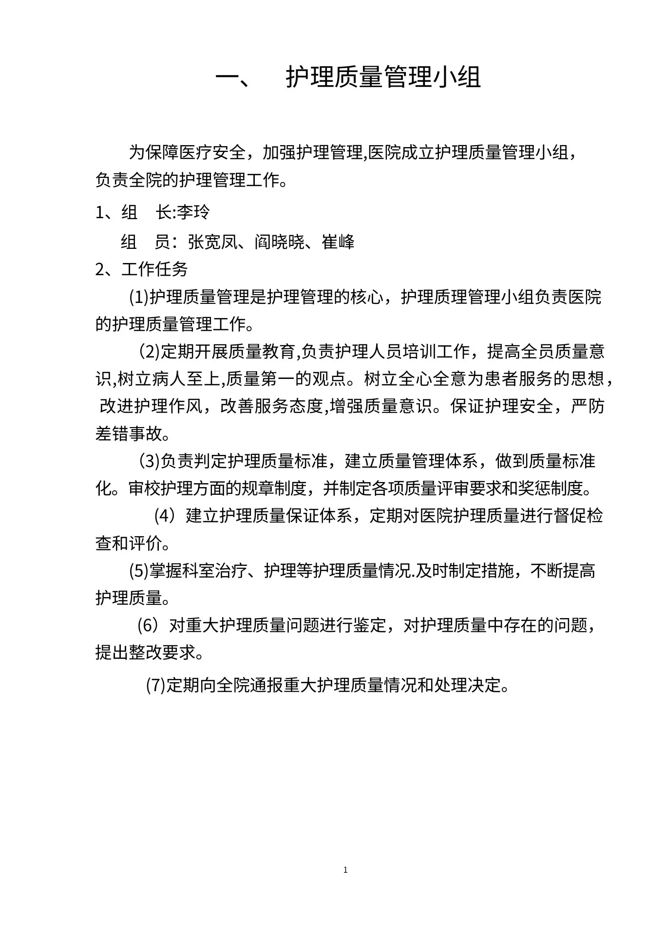 护理质量管理体系 预览图