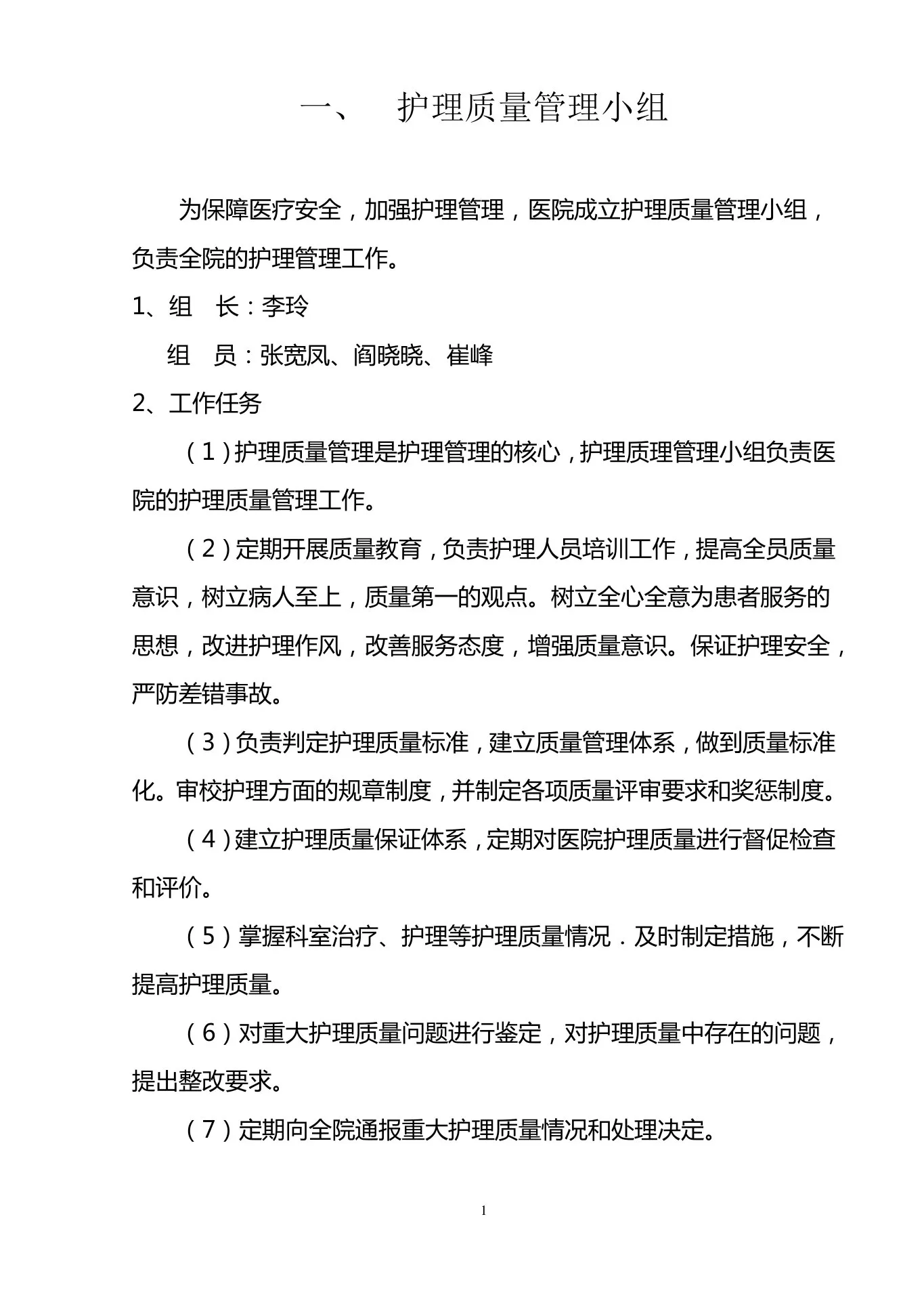 护理质量管理体系 预览图