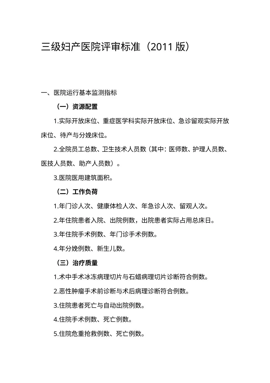 三级妇产科医院