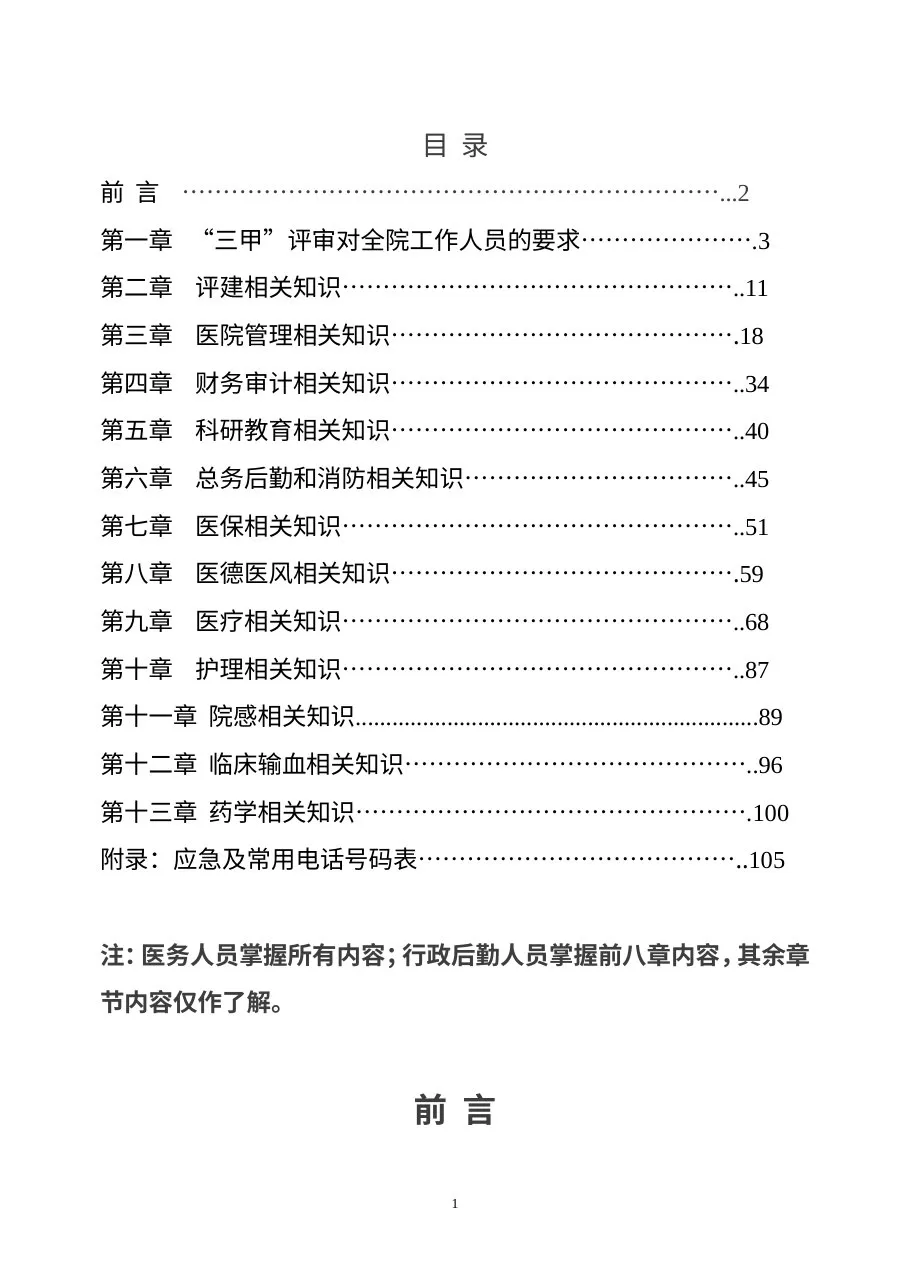 三甲评审应知应会知识手册 预览图