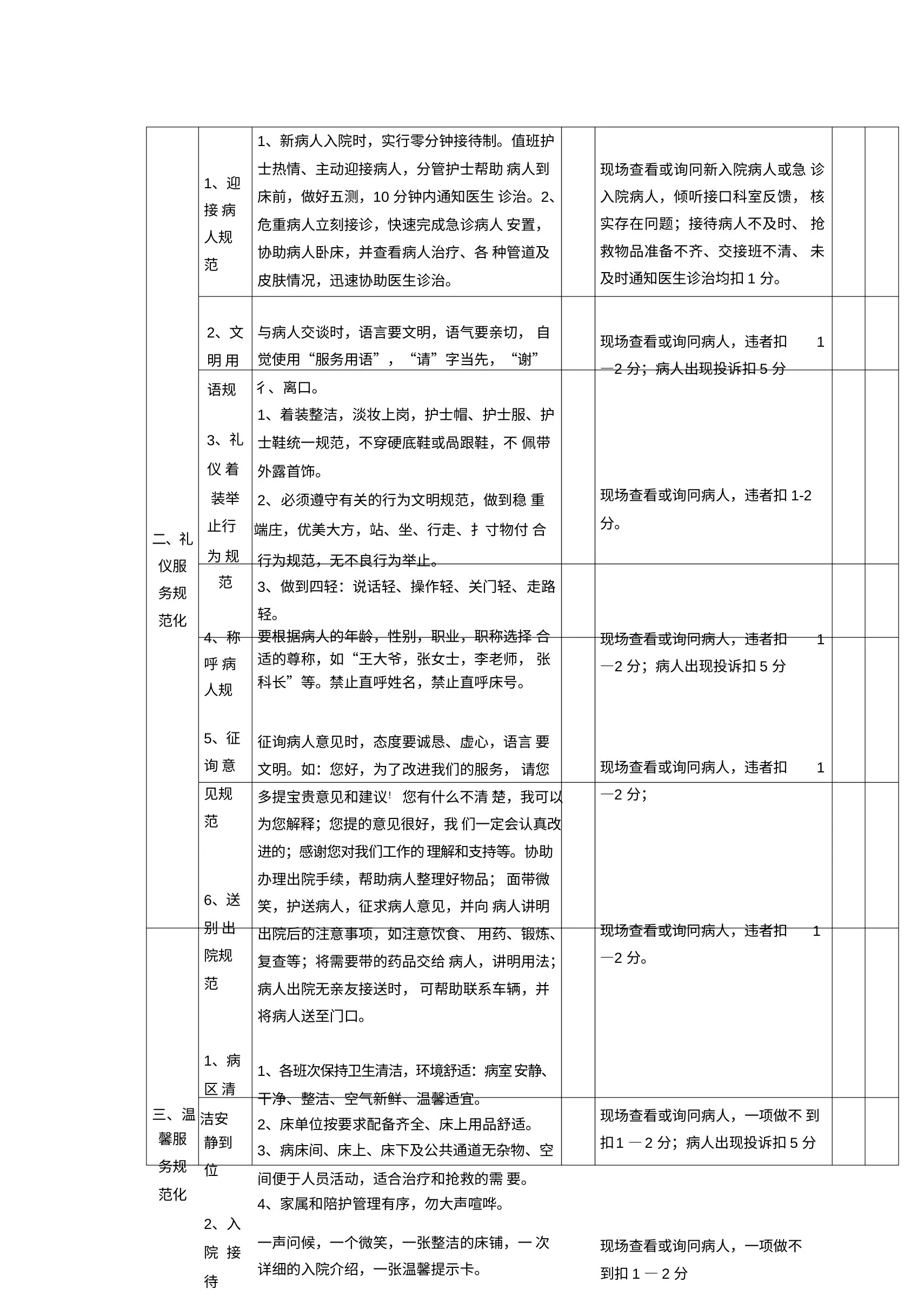 (完整版)优质护理服务质量评价标准 预览图
