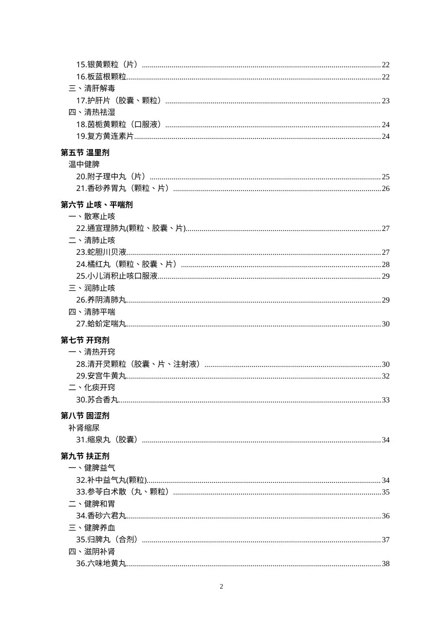 国家基本药物临床应用指南（中成药）2009年版基层部分 预览图