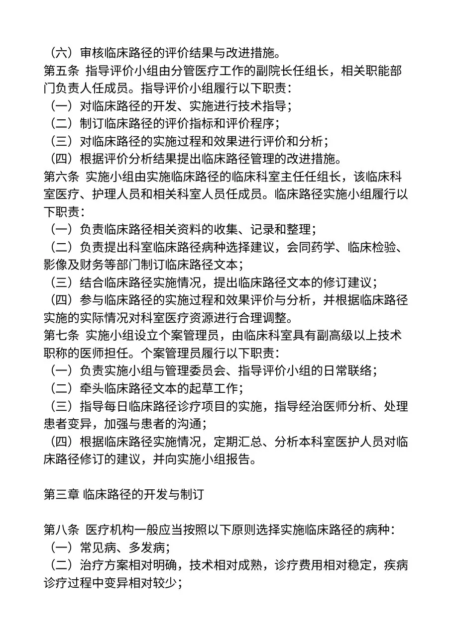 临床路径管理指导原则 预览图