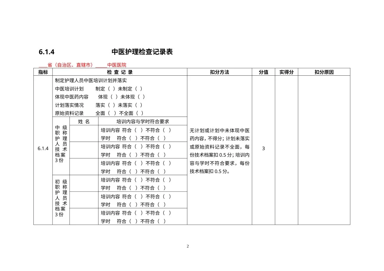 三级医院评审专家手册护理部分 预览图
