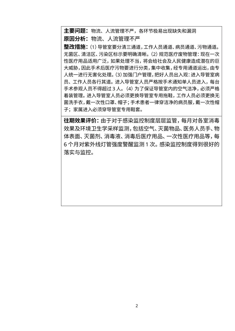 三甲医院放射科感染控制管理持续改进措施记录 预览图