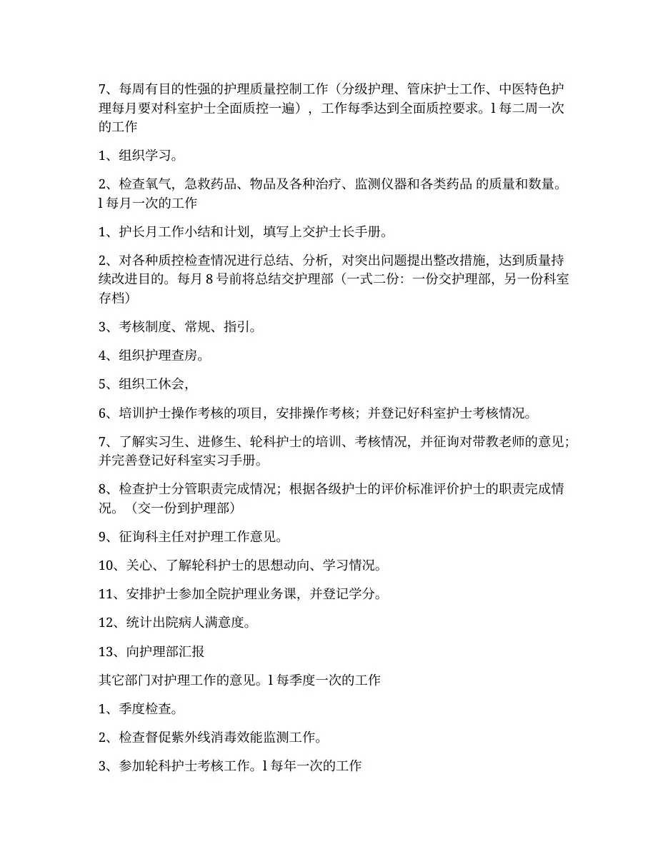 2023护士长工作手册(门诊) 预览图