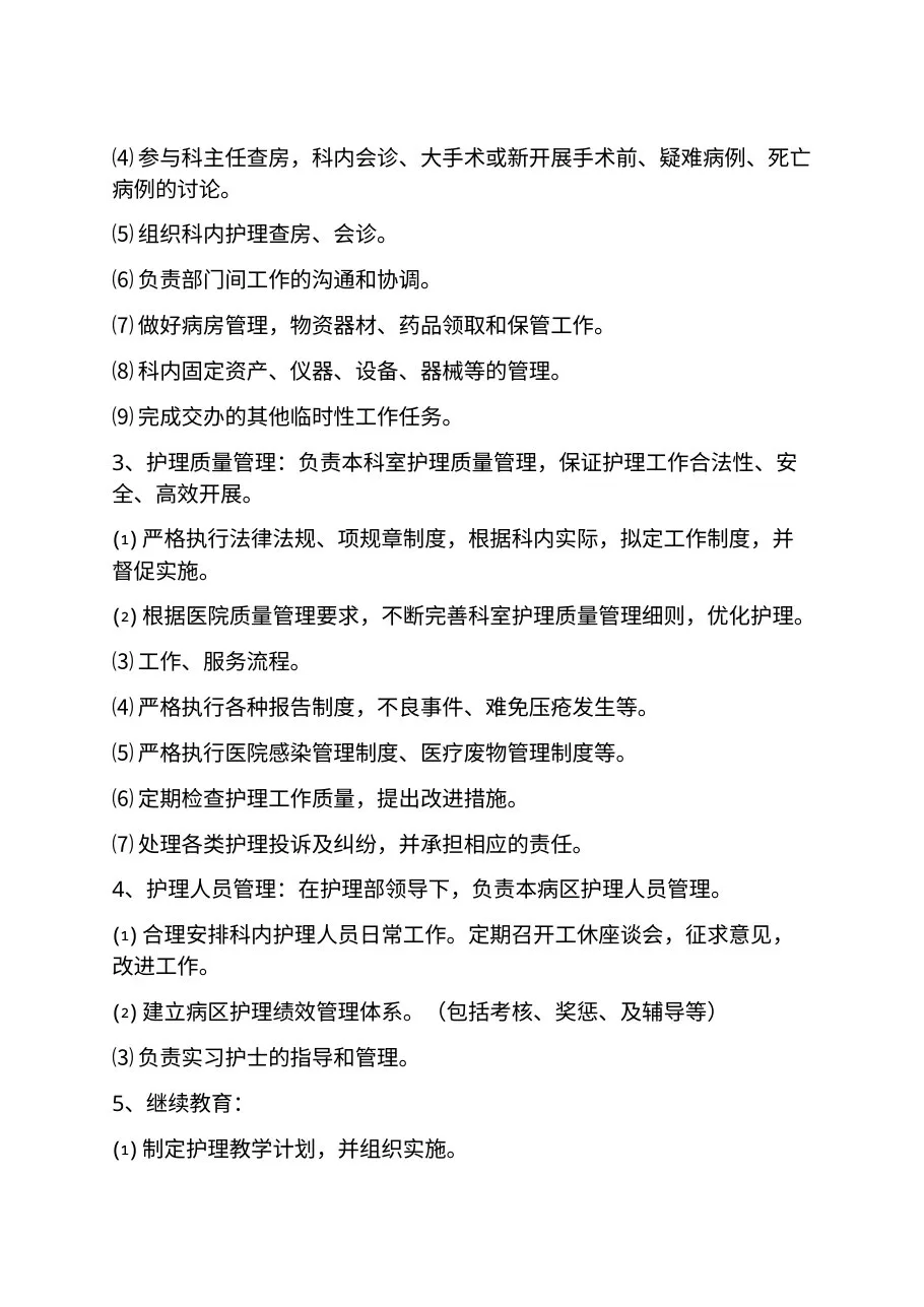 2023年(工作规范)护士长工作手册 预览图