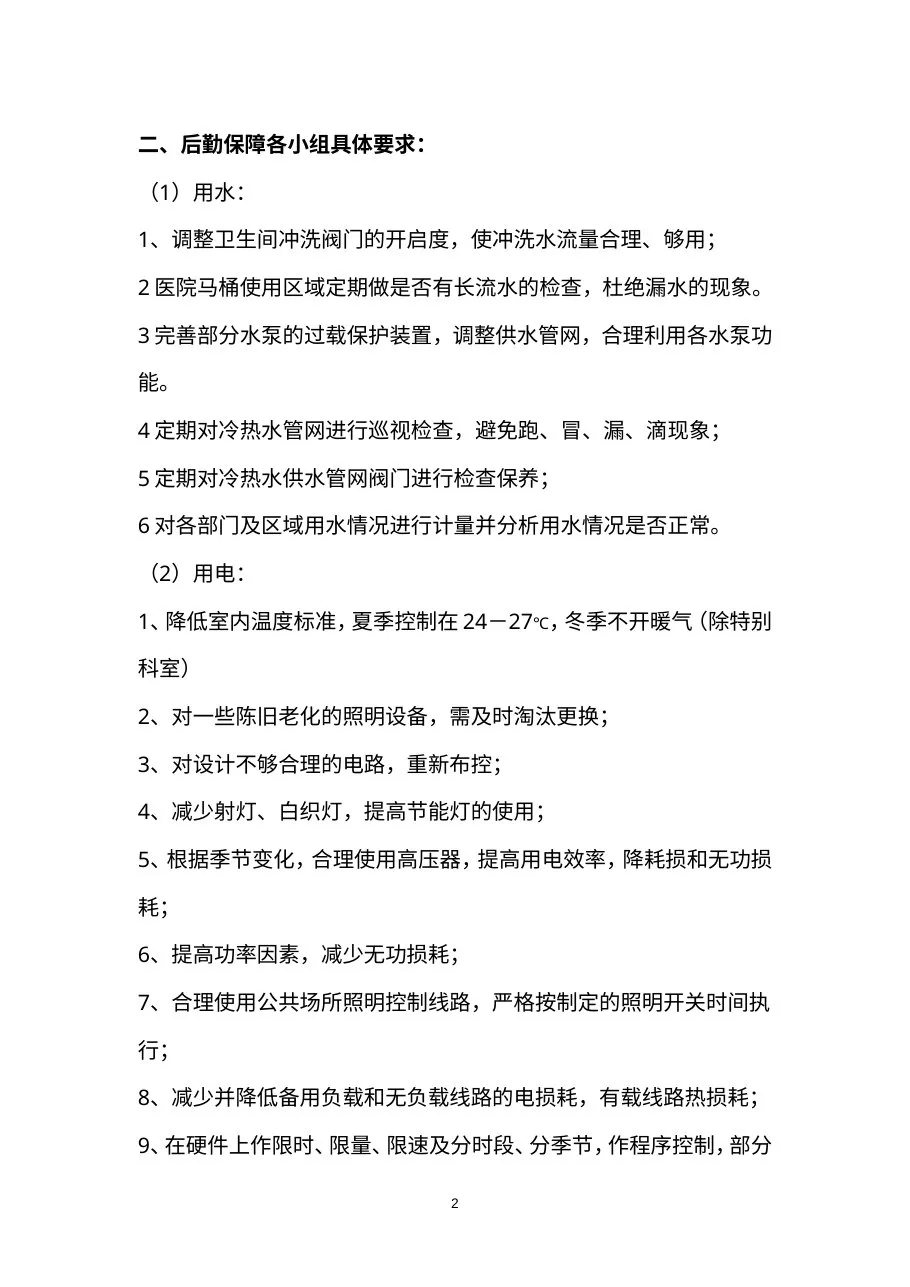 B节能降耗计划和措施 预览图