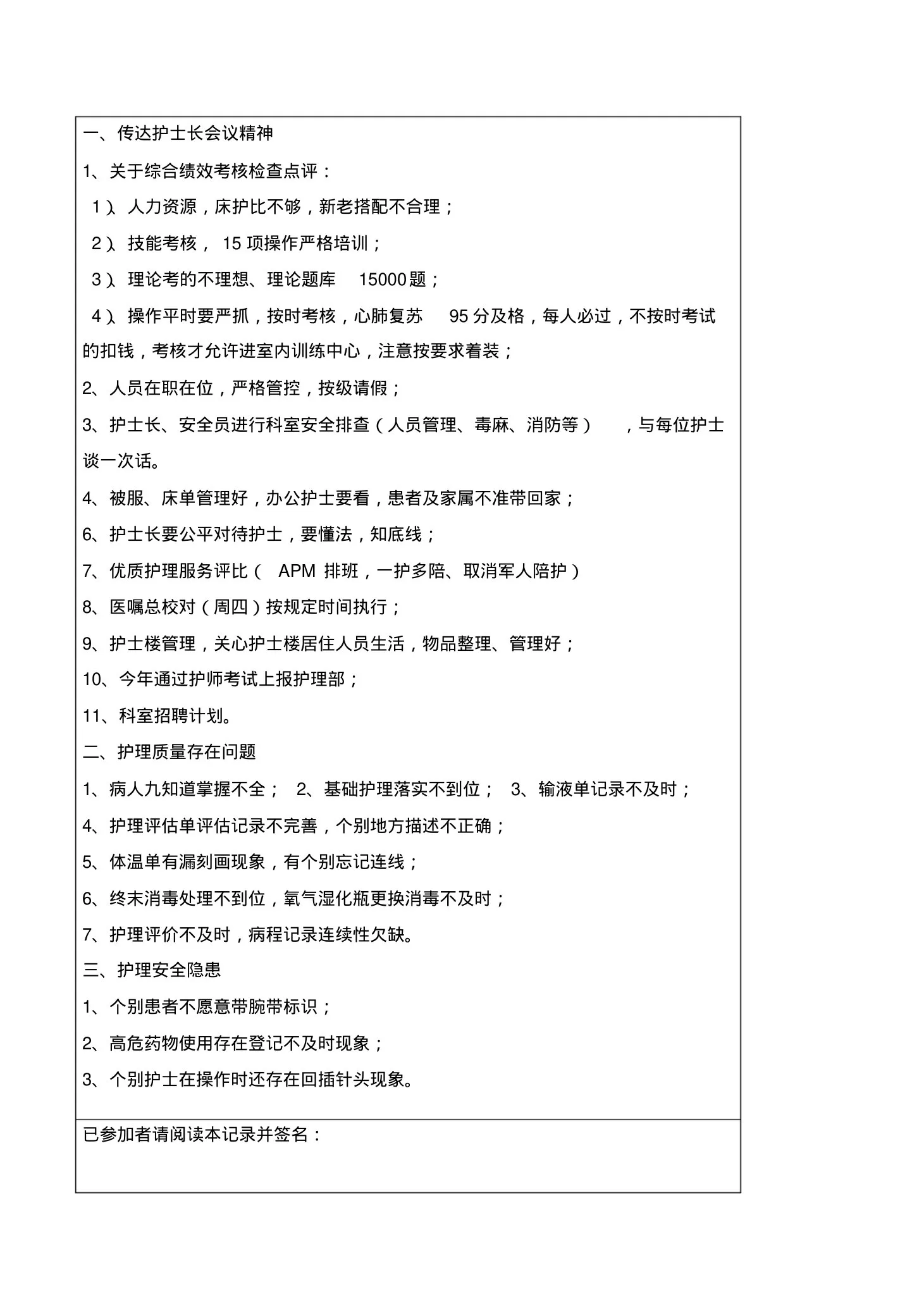 护士会议记录 预览图