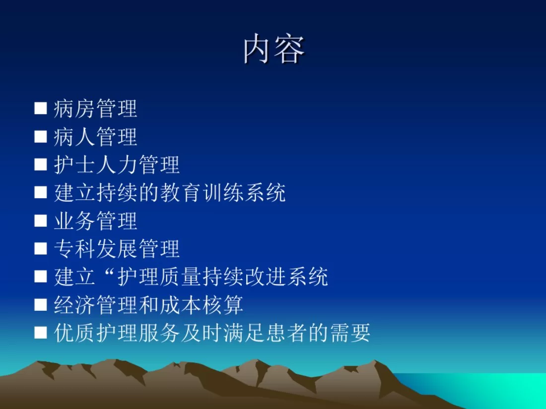 护士长职责 PPT课件 预览图