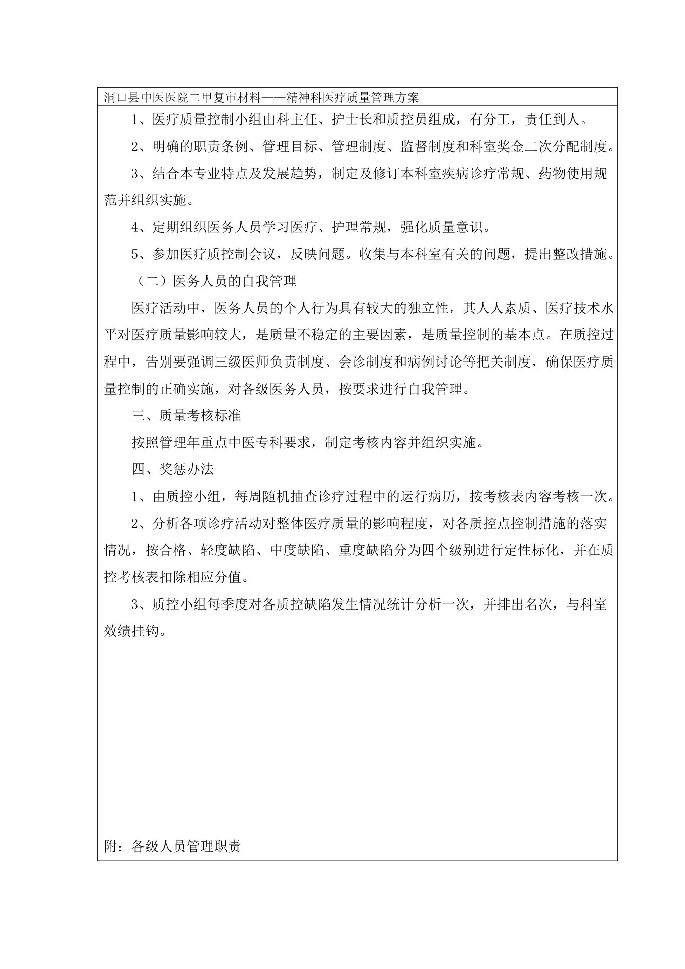精神科医疗质量与安全监测月报表 预览图