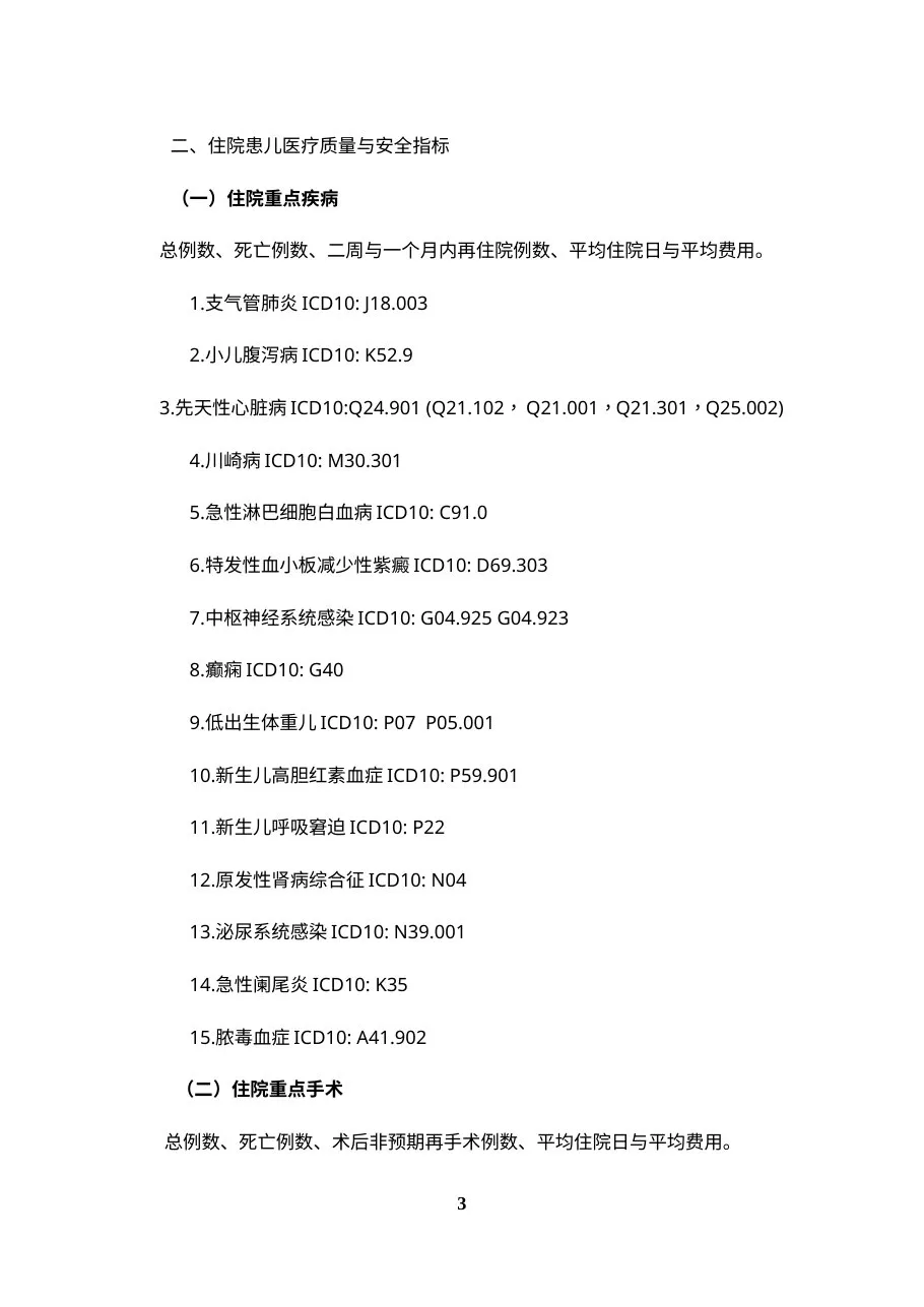三级儿童医院评审标准 预览图
