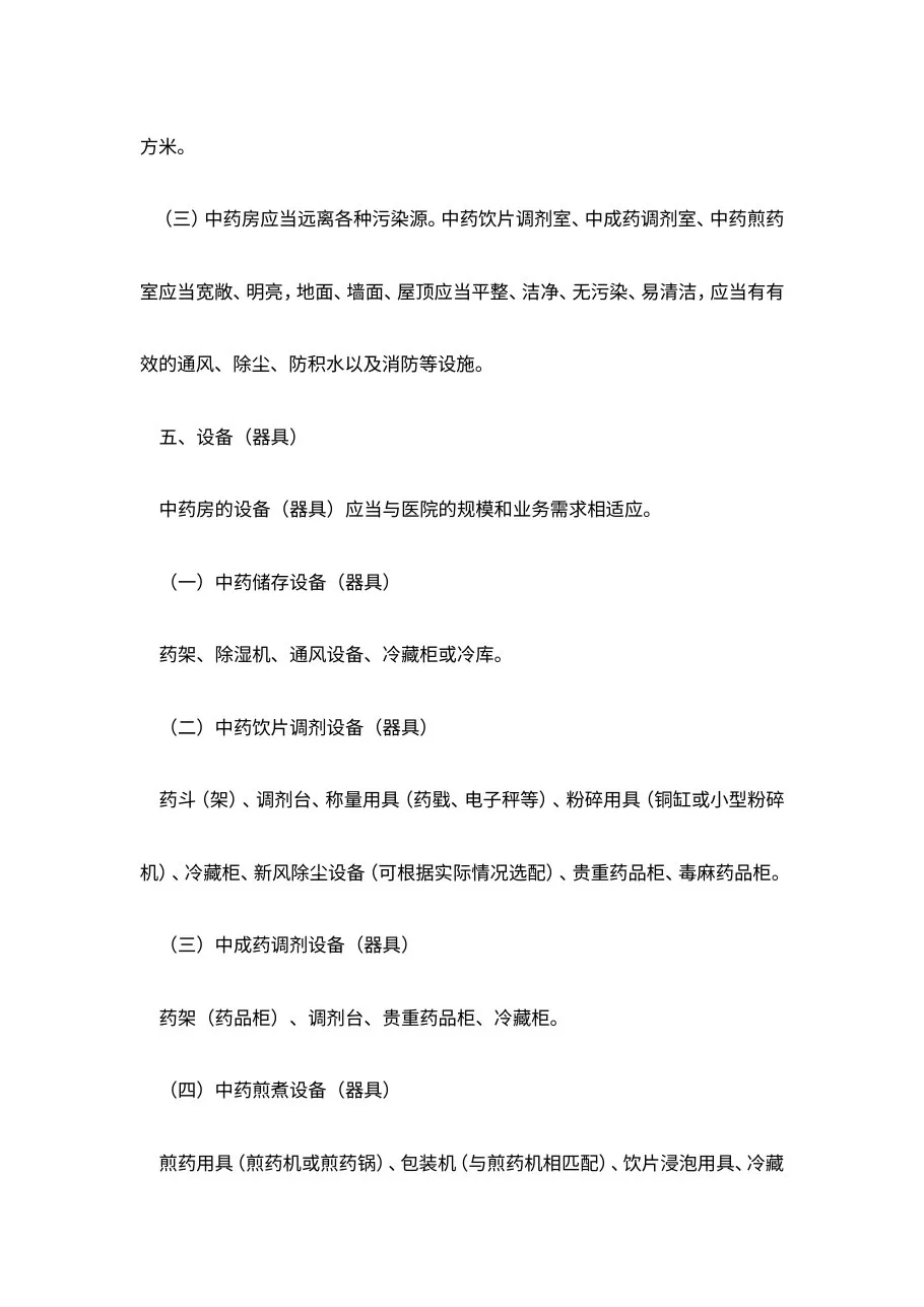 医院中药房基本标准 预览图