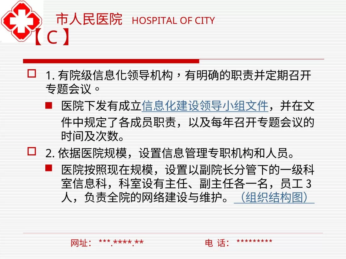 医院信息科二甲复审汇报材料 预览图