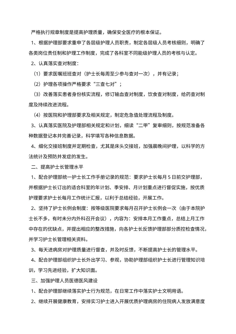 202X护士长工作总结 预览图