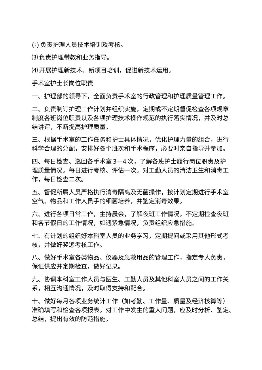 2023年(工作规范)护士长工作手册 预览图
