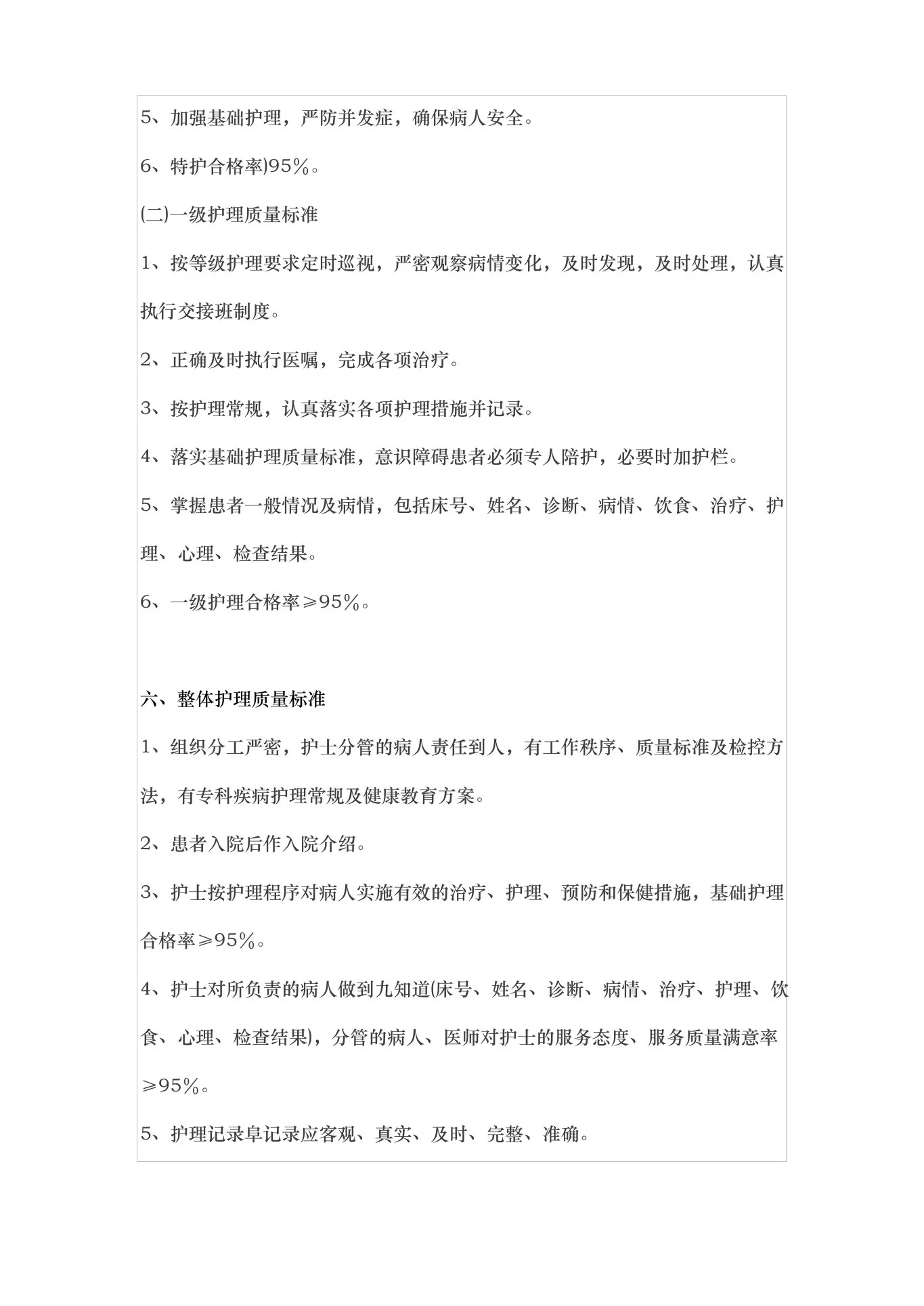 护理 质量控制标准大全 预览图