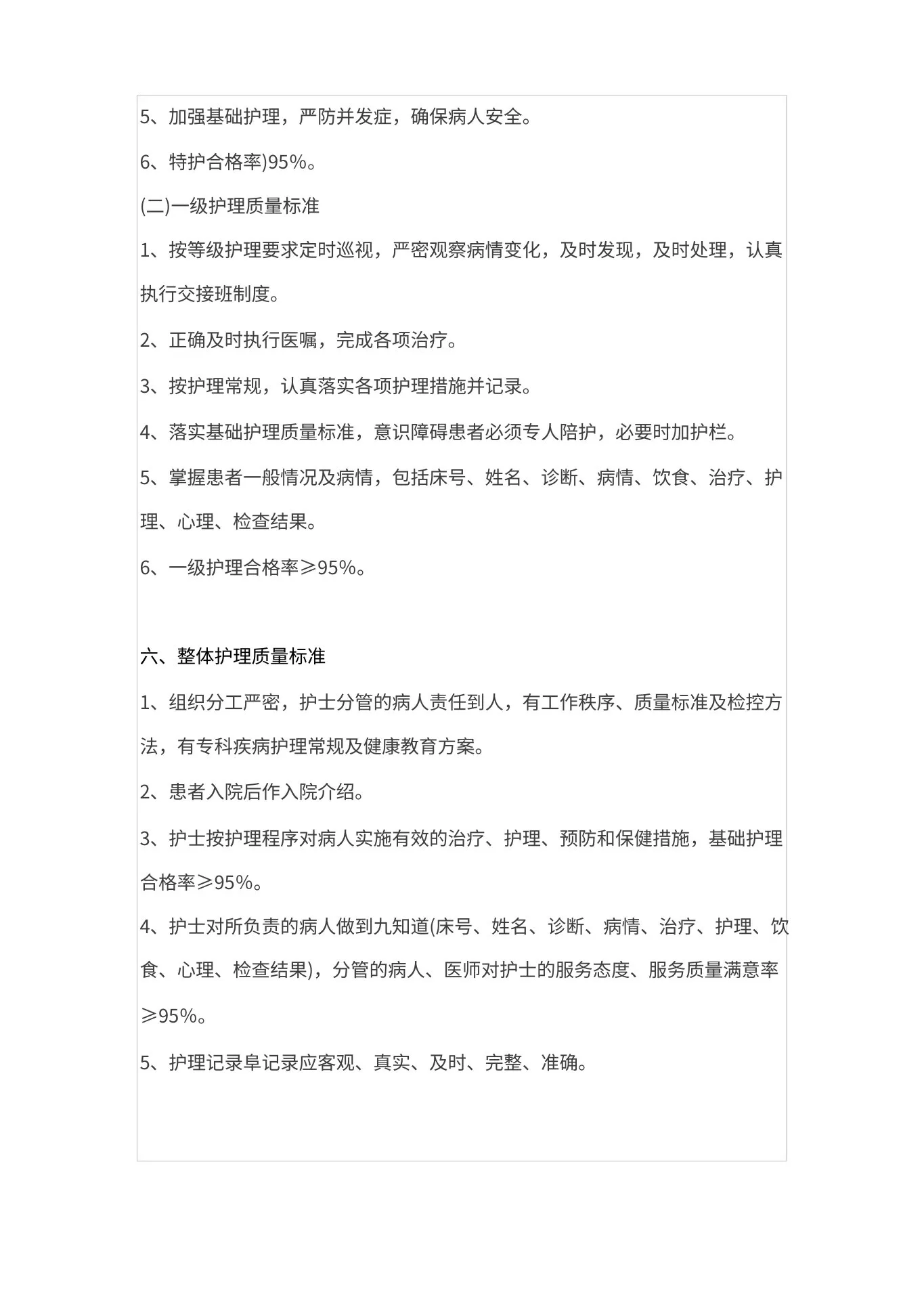 护理 质量控制标准大全 预览图