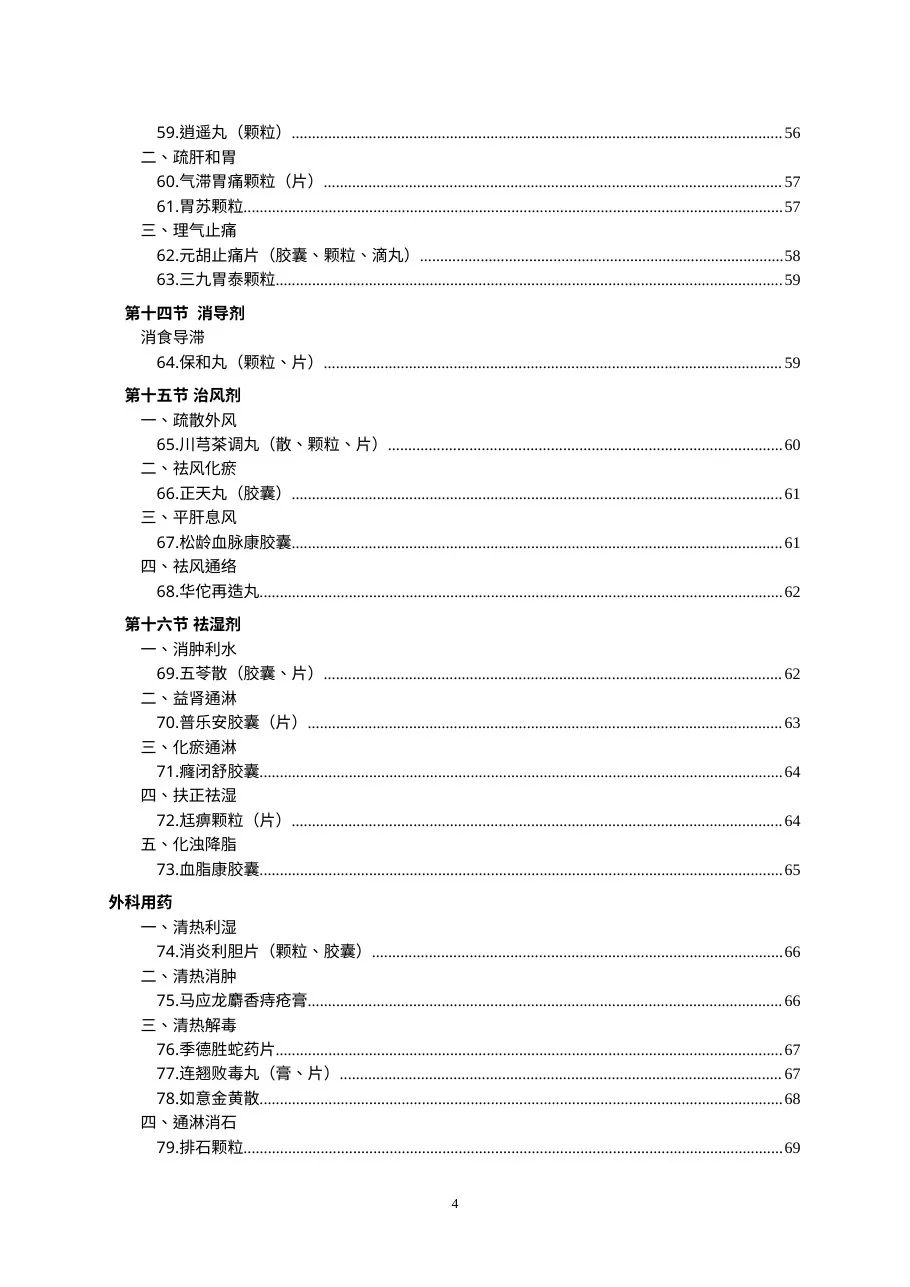 国家基本药物临床应用指南（中成药）2009年版基层部分 预览图