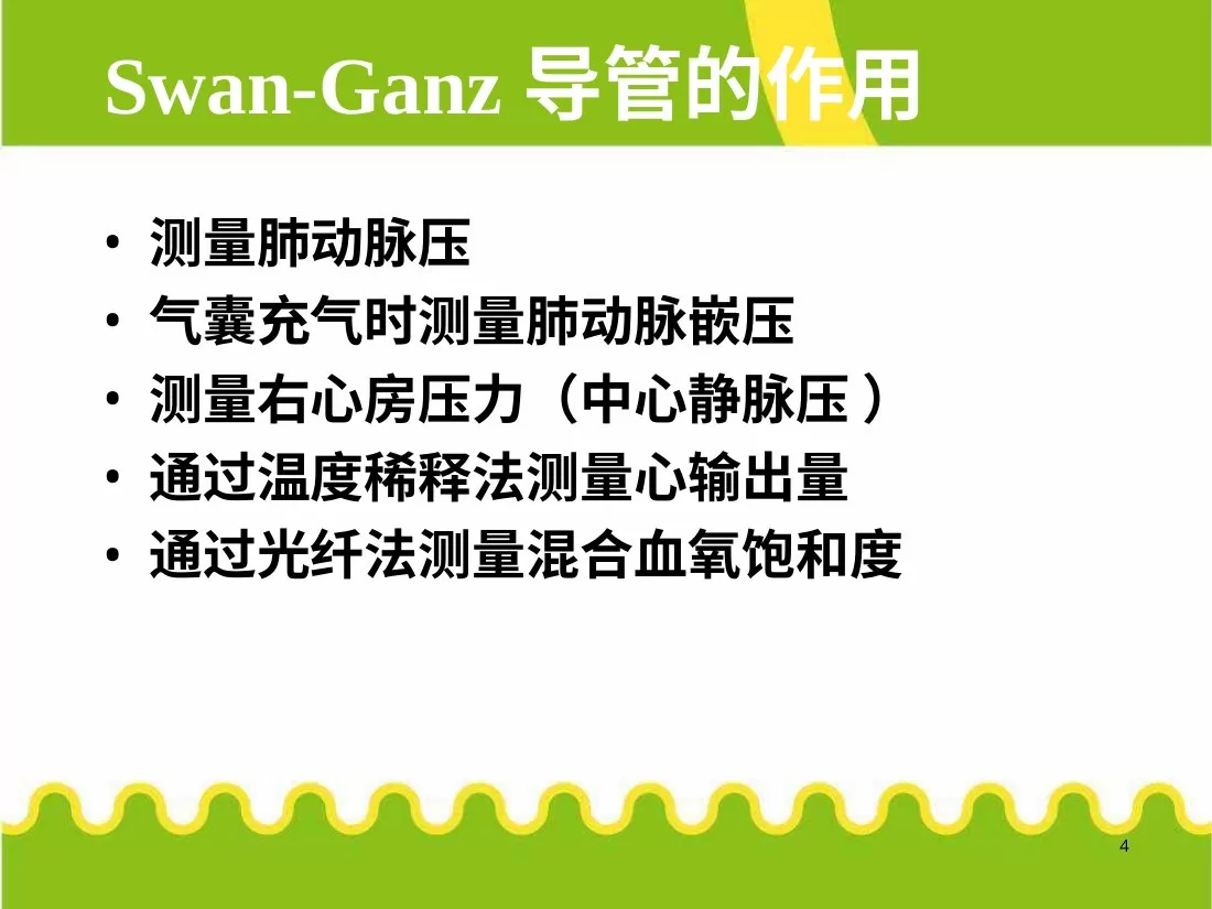 漂浮导管置管配合与护理漂浮导管的监护技术培训PPT 预览图