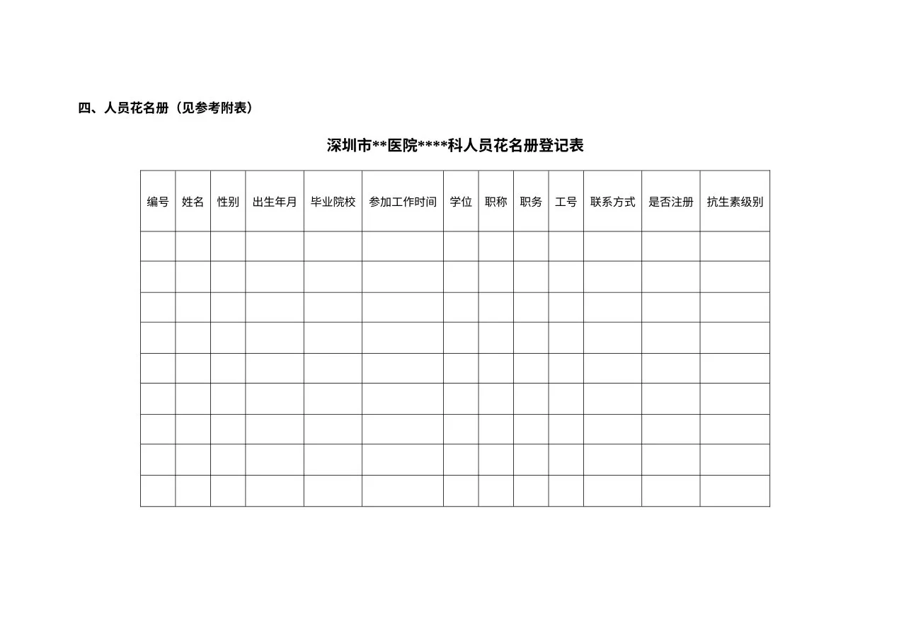 三甲评审档案材料样板 预览图