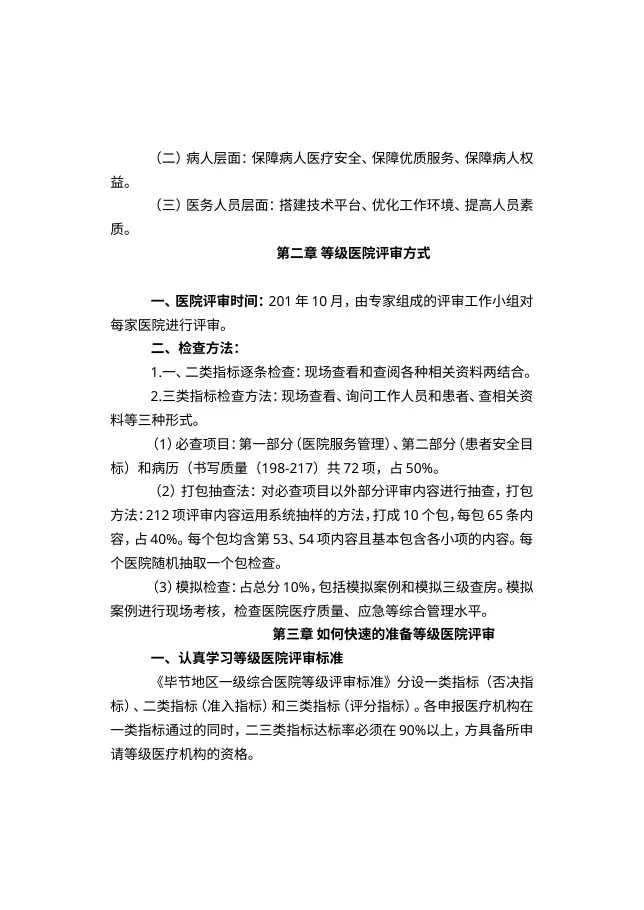 医院等级评审应知应会手册 预览图