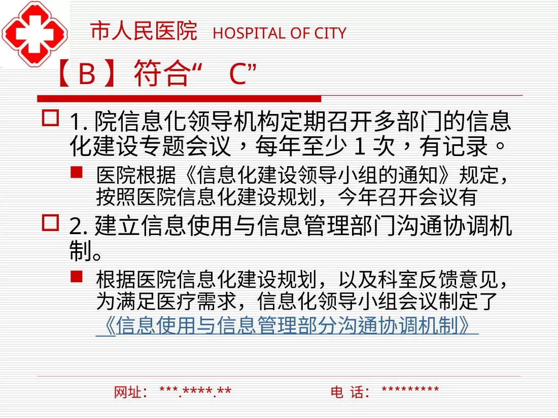医院信息科二甲复审汇报材料 预览图