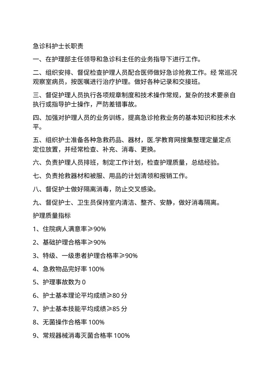 2023年(工作规范)护士长工作手册 预览图