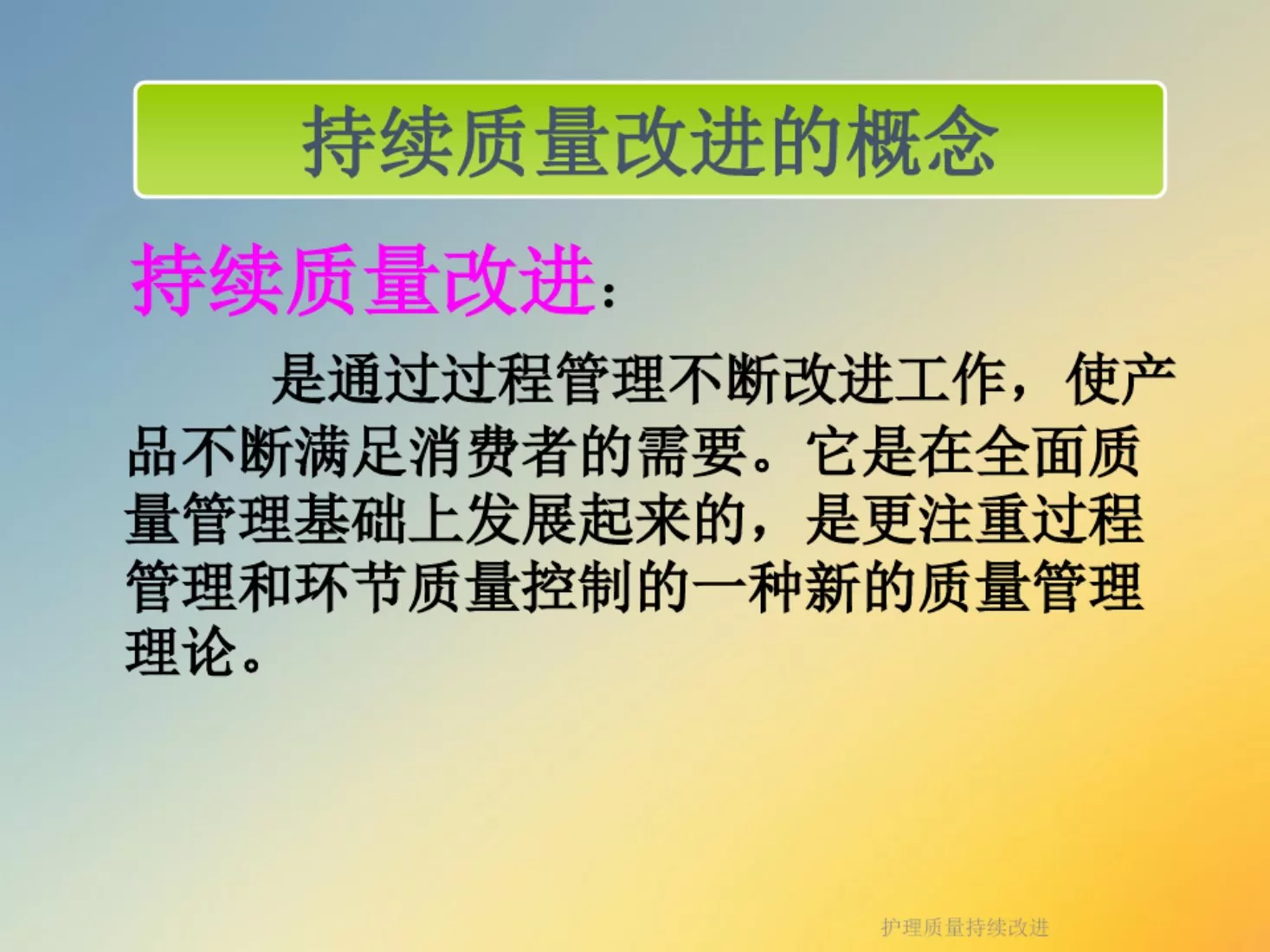 护理质量持续改进(1) 预览图