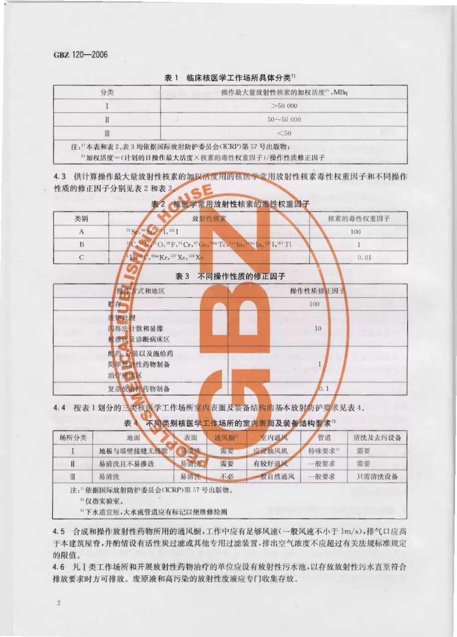 临床核医学放射卫生防护标准 预览图