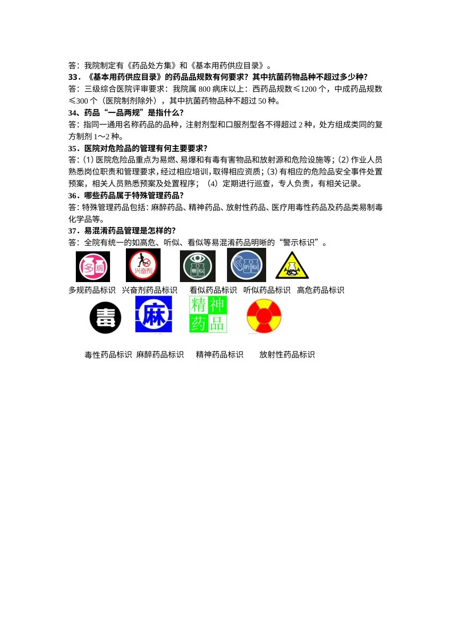 三甲复评审之药剂科访谈问答 预览图
