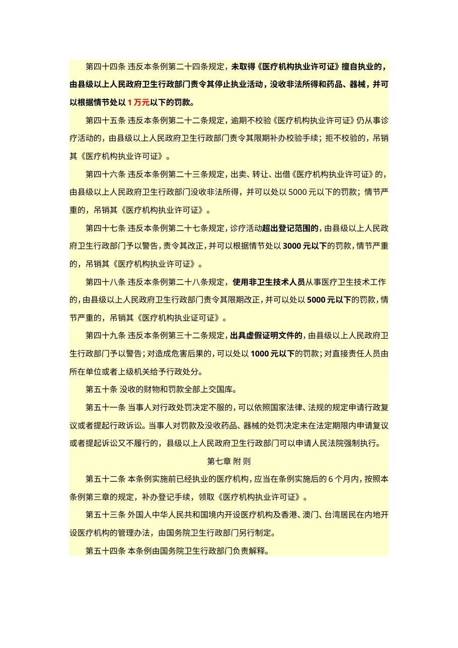 医疗机构等级评审及执业考试主要法律、行政法规和规章 预览图