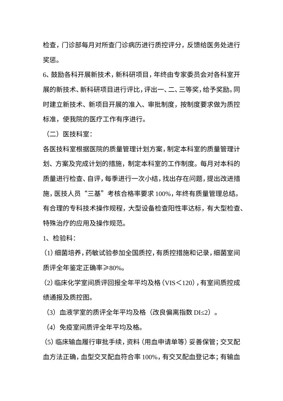 医疗质量持续改进方案 预览图