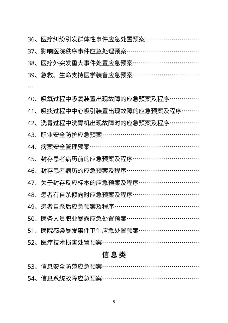 医院各类应急预案汇编 预览图
