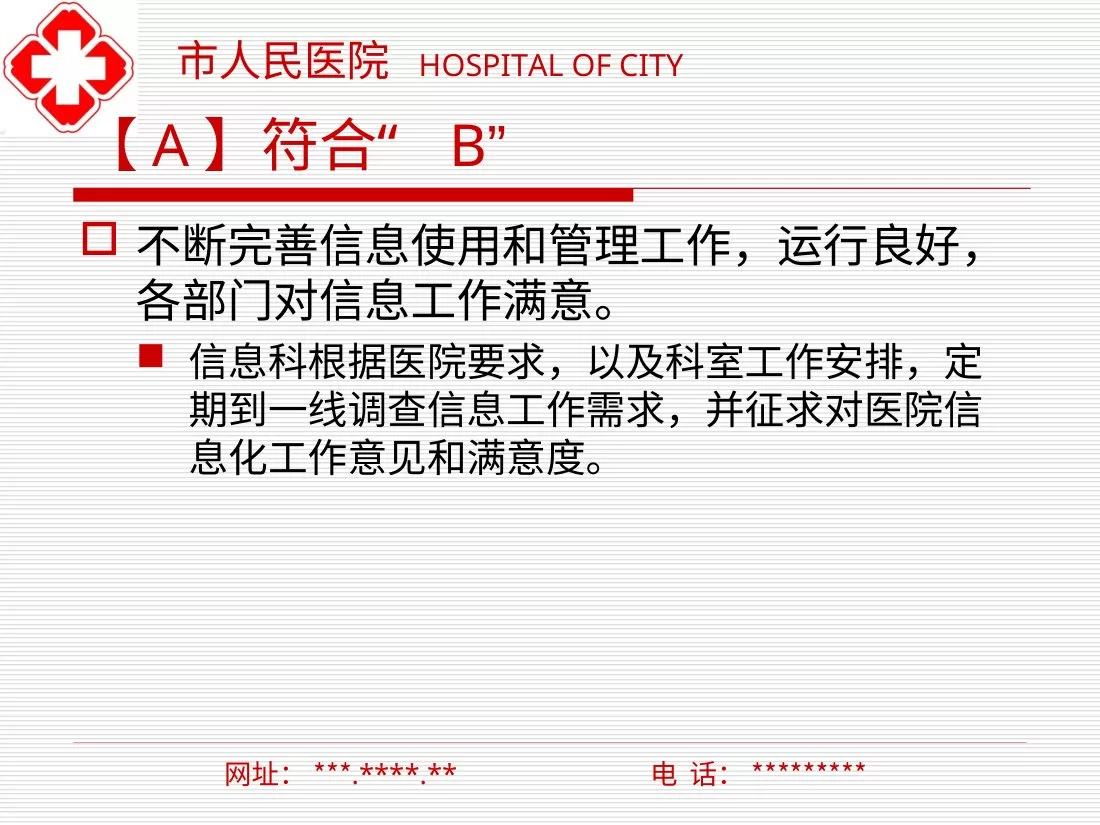 医院信息科二甲复审汇报材料 预览图