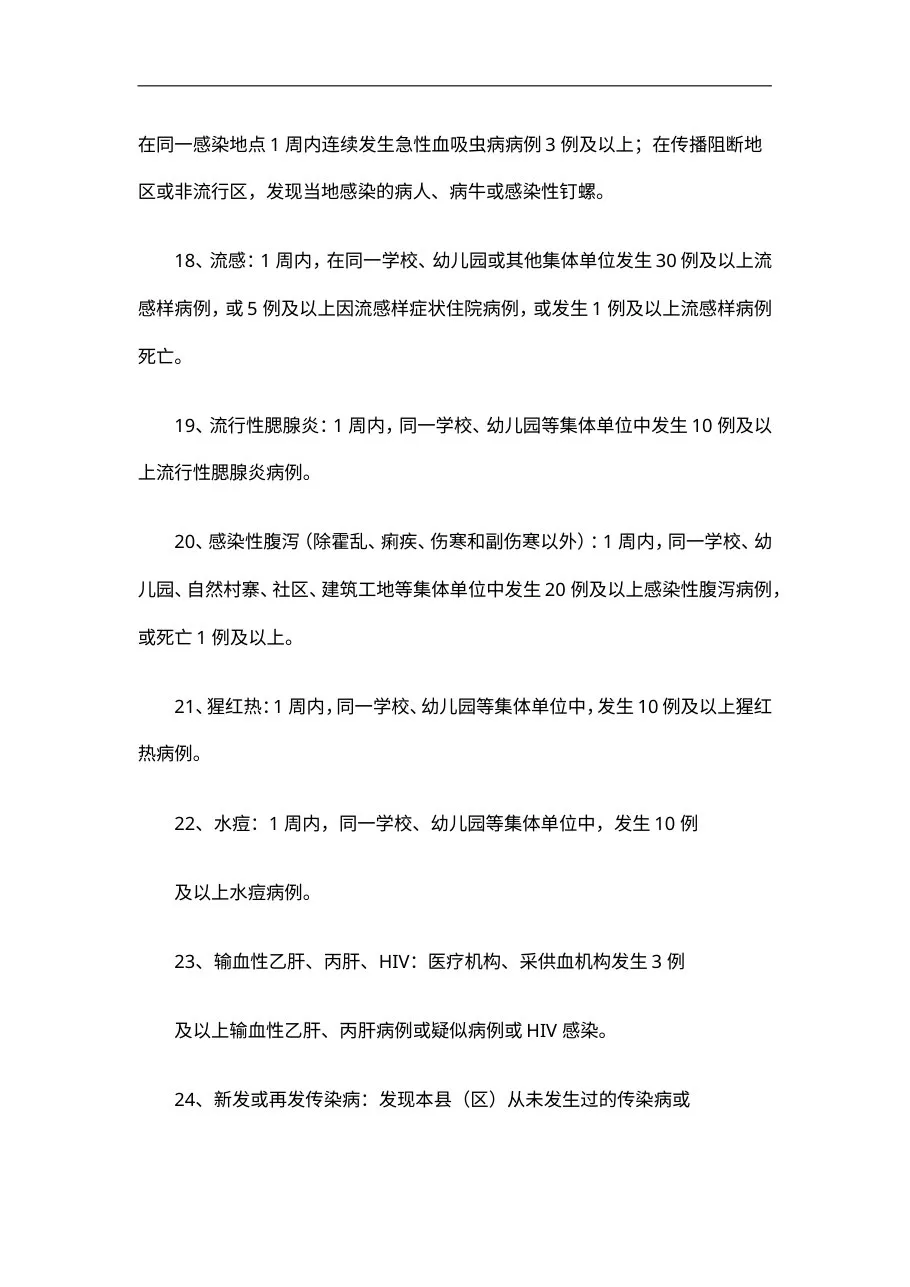 国家突发公共卫生事件相关信息报告管理工作规范(试行) 预览图