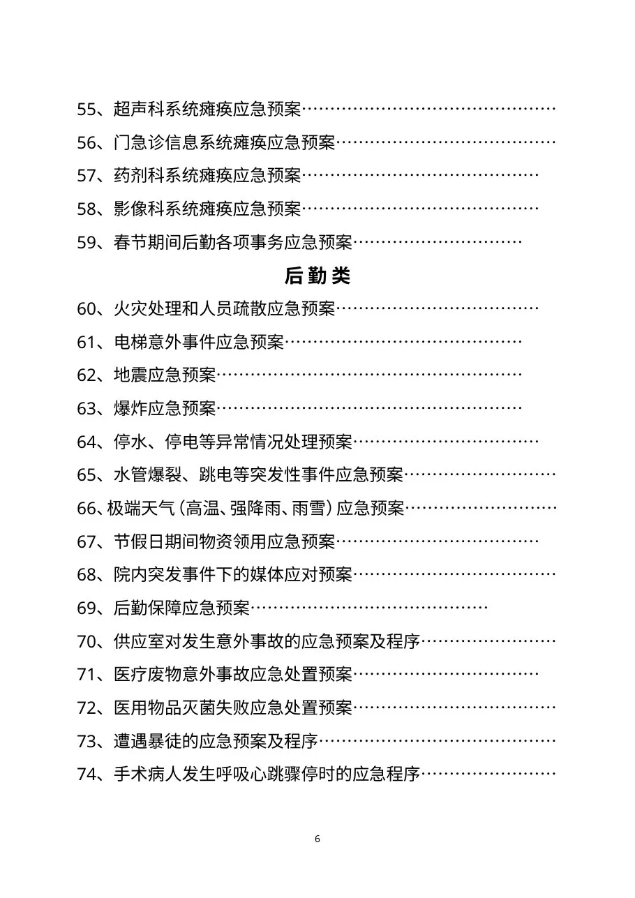 医院各类应急预案汇编 预览图