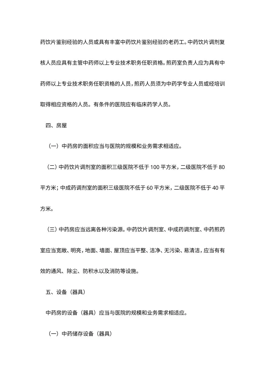 医院中药房基本标准 预览图