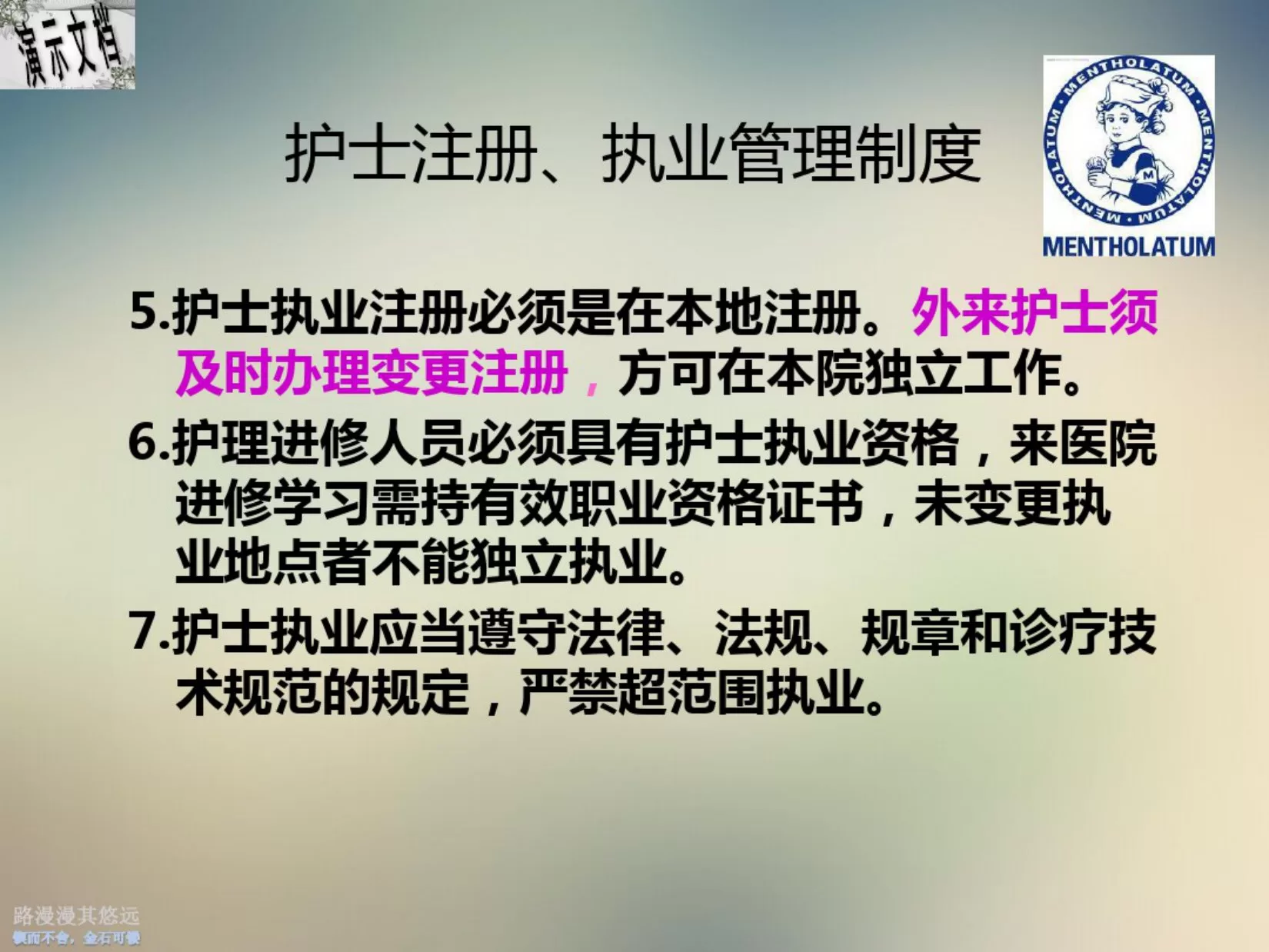 护理管理制度培训课件 预览图