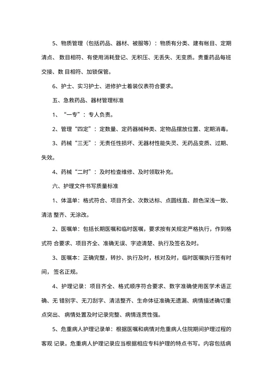 护理质量管理及持续改进方案 预览图