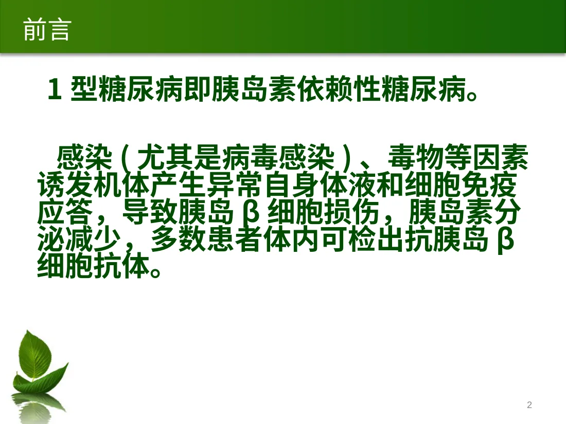 儿童糖尿病的护理查房 预览图