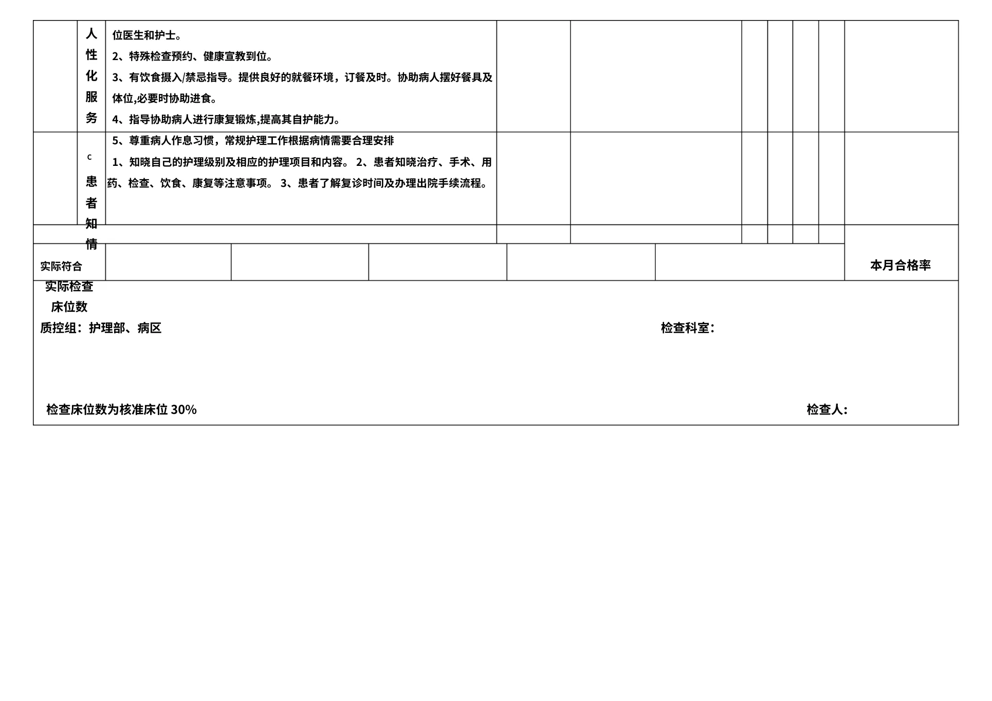 优质护理质量评价标准 预览图