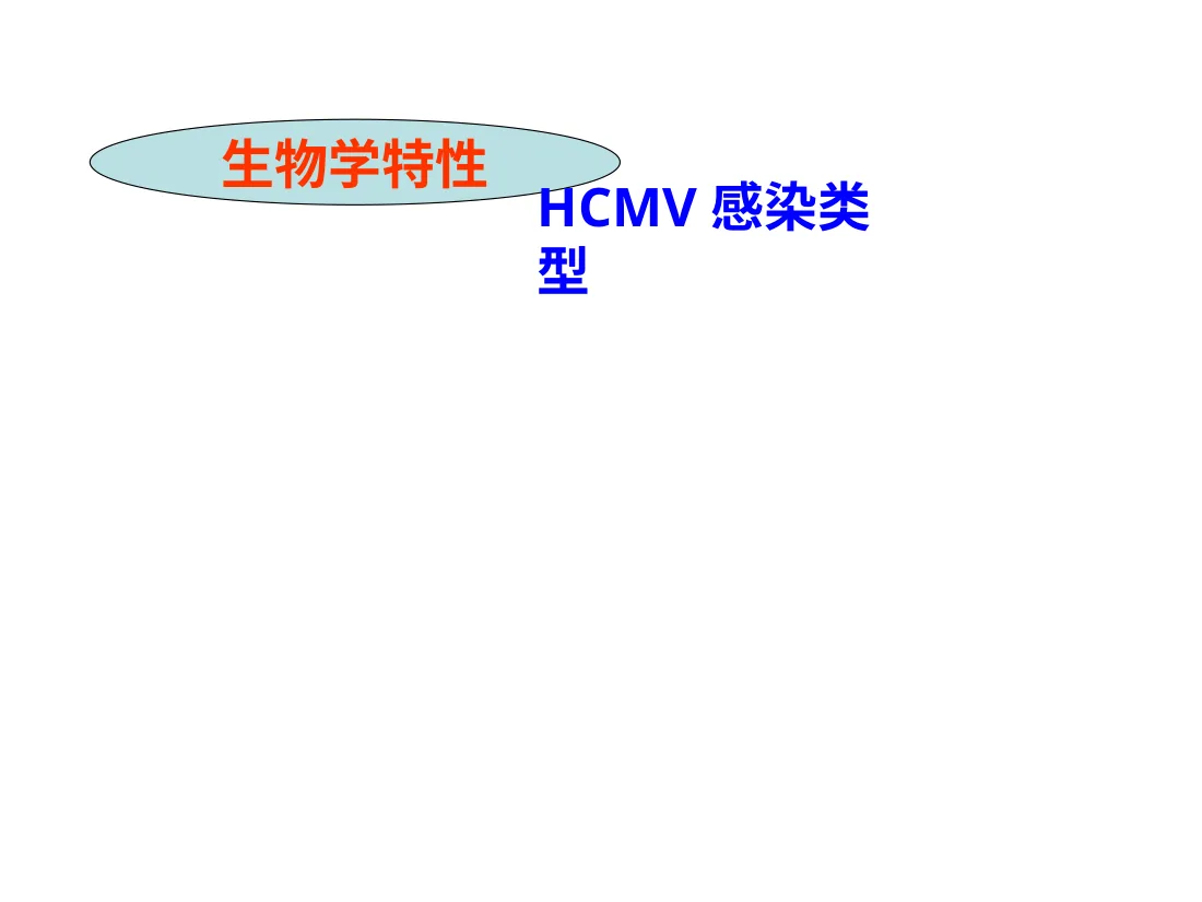 儿童巨细胞病毒性疾病诊断和防治PPT课件 预览图