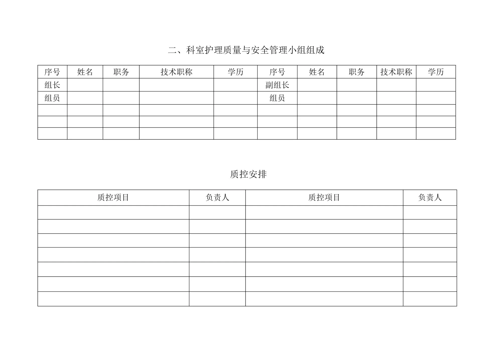 科室护理质量与安全管理手册 预览图